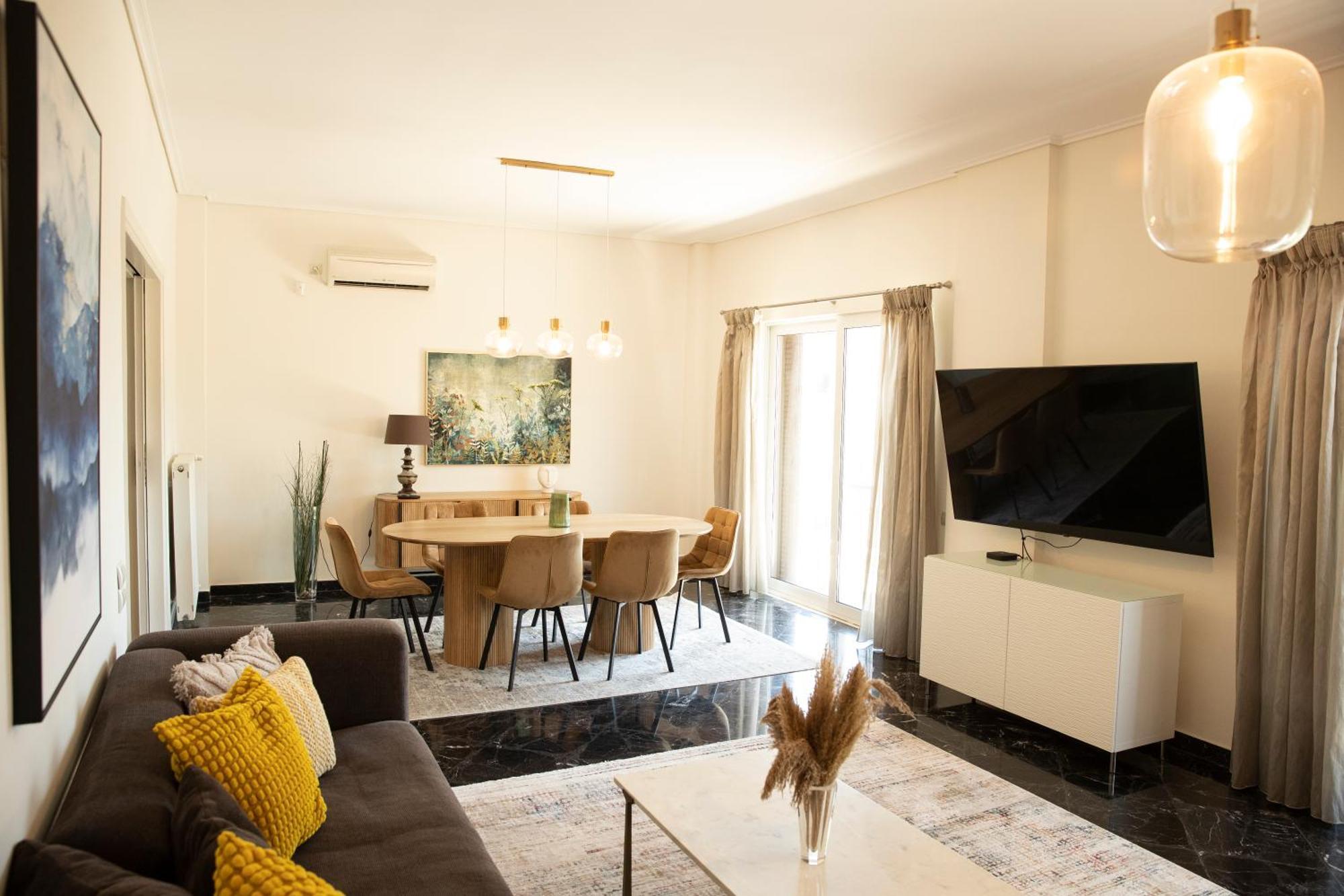 Spacious Glyfada Golf 4Br -Near Beach + Shops Athen Exterior foto