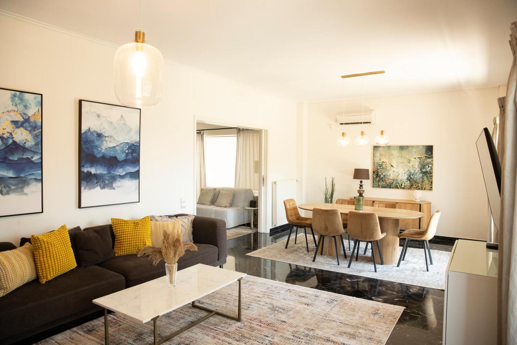 Spacious Glyfada Golf 4Br -Near Beach + Shops Athen Exterior foto