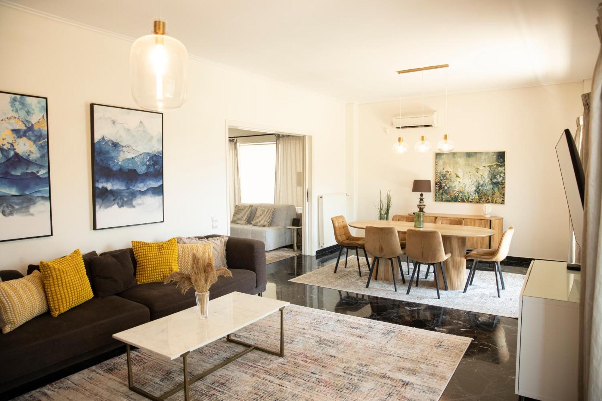 Spacious Glyfada Golf 4Br -Near Beach + Shops Athen Exterior foto